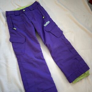 Burton Kids Purple Snow Pants